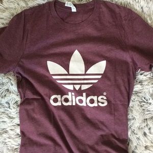 Purple adidas shirt 🧸